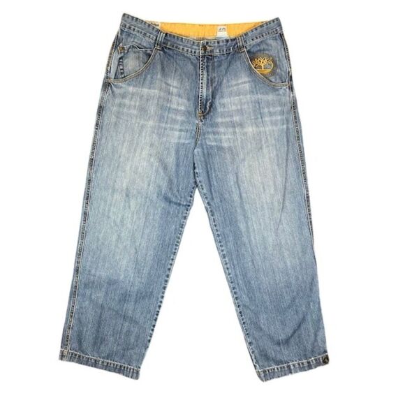 Timberland Vintage Y2K Big Logo Jeans Baggy Style 14467 Men's Size 40